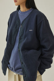 Reversible Utility Round Jacket (Navy)