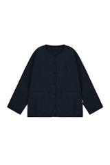 Reversible Utility Round Jacket (Navy)