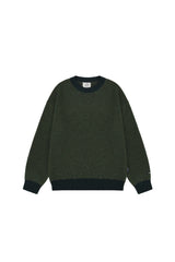 Ringer Round Wool Knit (Green)