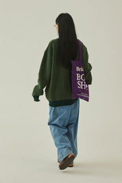 Ringer Round Wool Knit (Green)