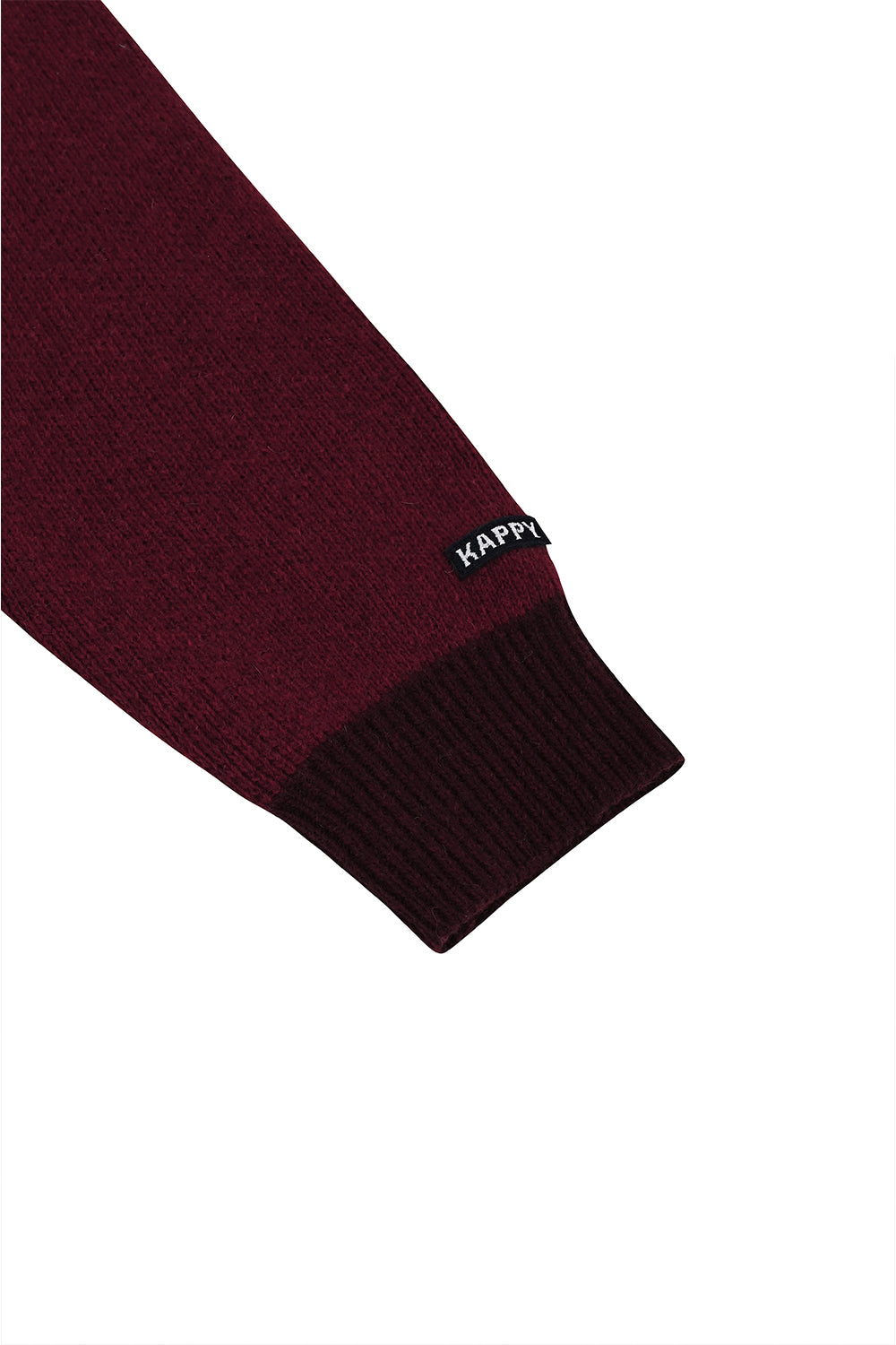 Ringer Round Wool Knit (Red)