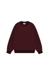 Ringer Round Wool Knit (Red)