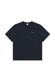 Slub Cotton Half T-shirt (Navy)
