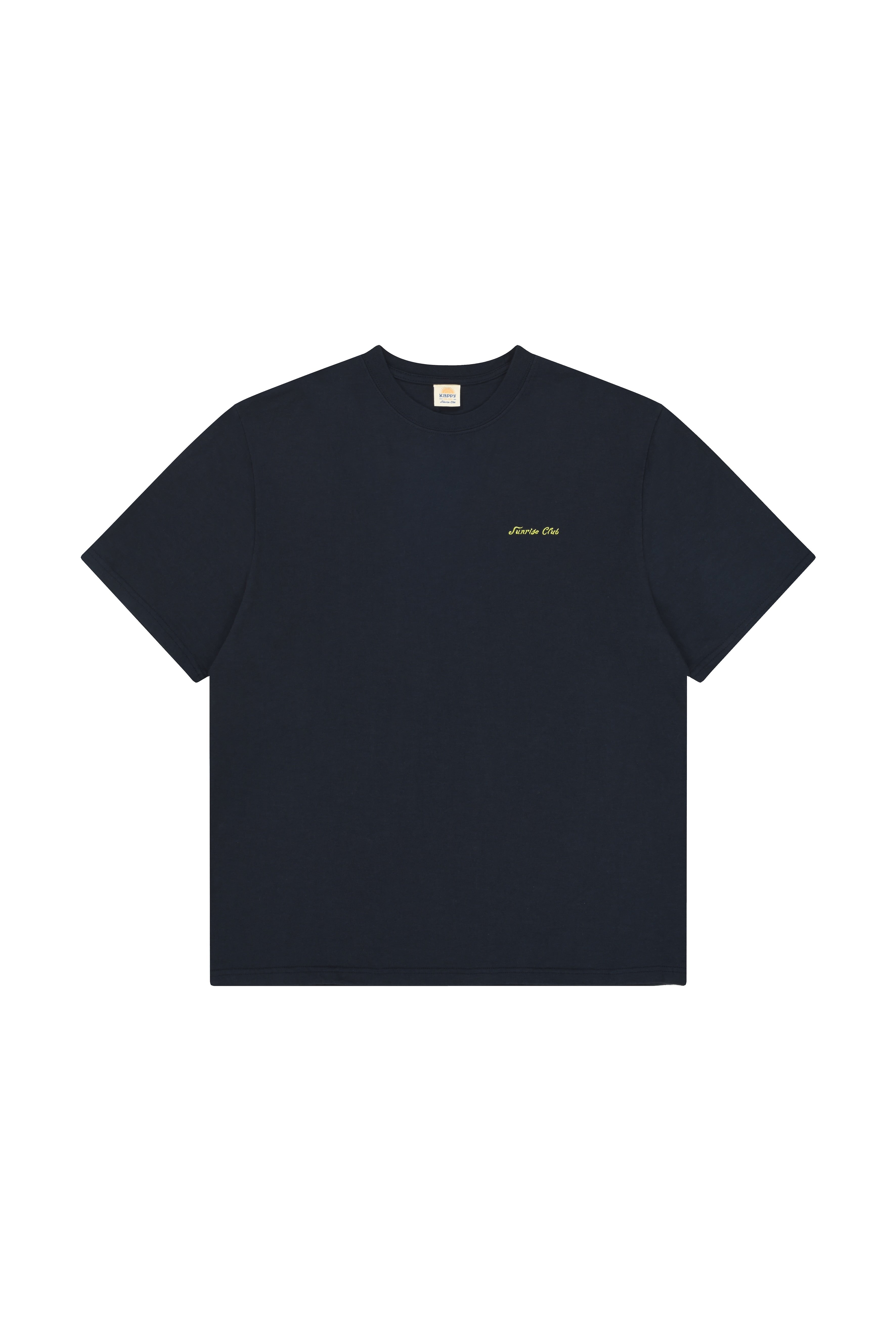 Slub Cotton Half T-shirt (Navy)