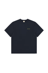 Slub Cotton Half T-shirt (Navy)