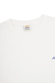 Slub Cotton Half T-shirt (White)