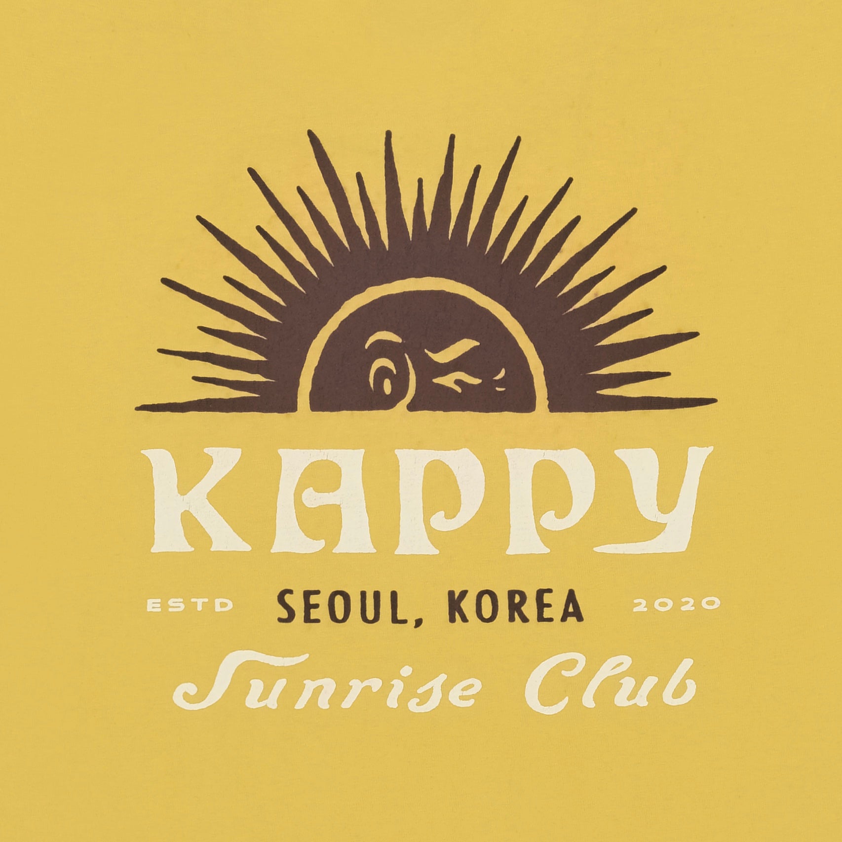 Sunny Wink Half T-shirt (Yellow)