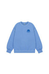 Sunny wink Pigment Sweatshirt (Sky Blue)
