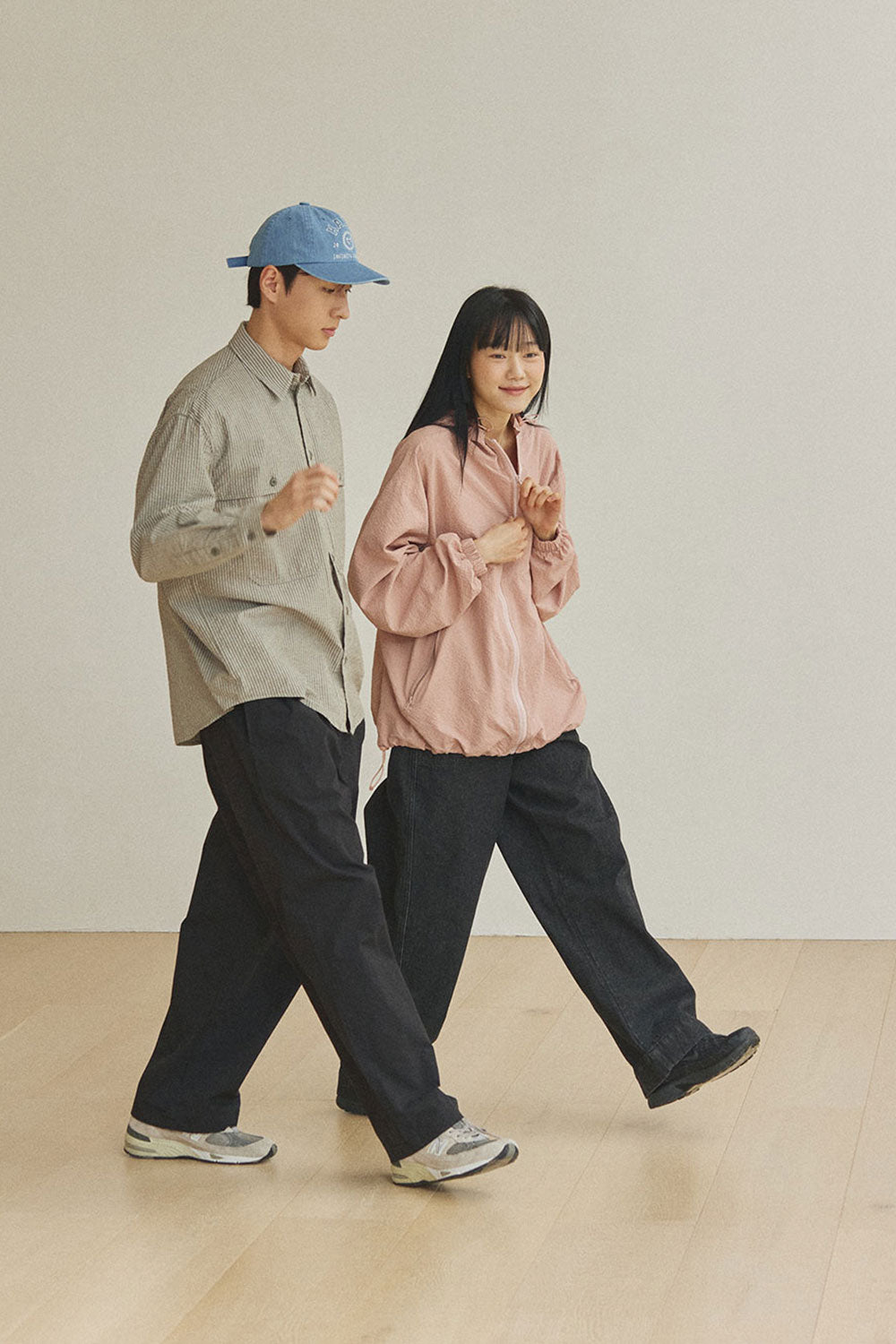 Stripe Pocket Work Shirt (Khaki)