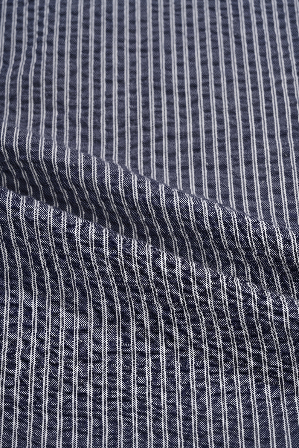 Stripe Pocket Work Shirt (Navy)