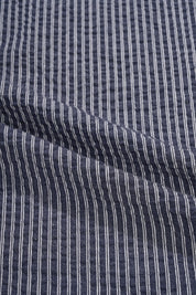 Stripe Pocket Work Shirt (Navy)