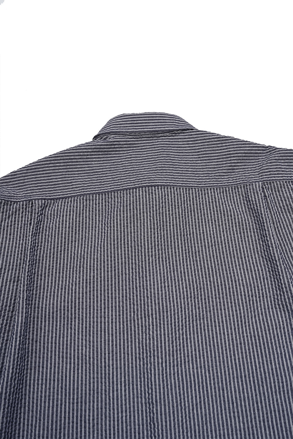 Stripe Pocket Work Shirt (Navy)