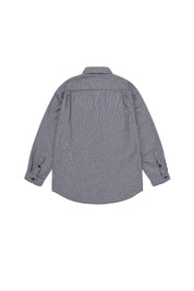 Stripe Pocket Work Shirt (Navy)
