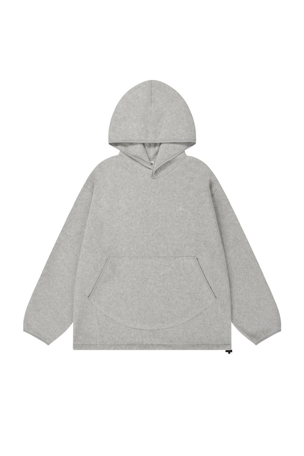 Sunrise Fleece Button Hoodie (Melange White)