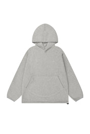 Sunrise Fleece Button Hoodie (Melange White)