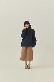 Sunrise Fleece Button Hoodie (Navy)
