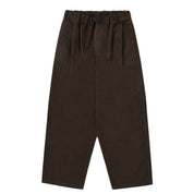 Two Tuck Wide Denim Pants (Brown)