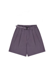 Purple shorts on a white background