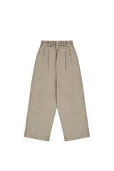 Two Tuck Wide Kation Pants (Light Beige)