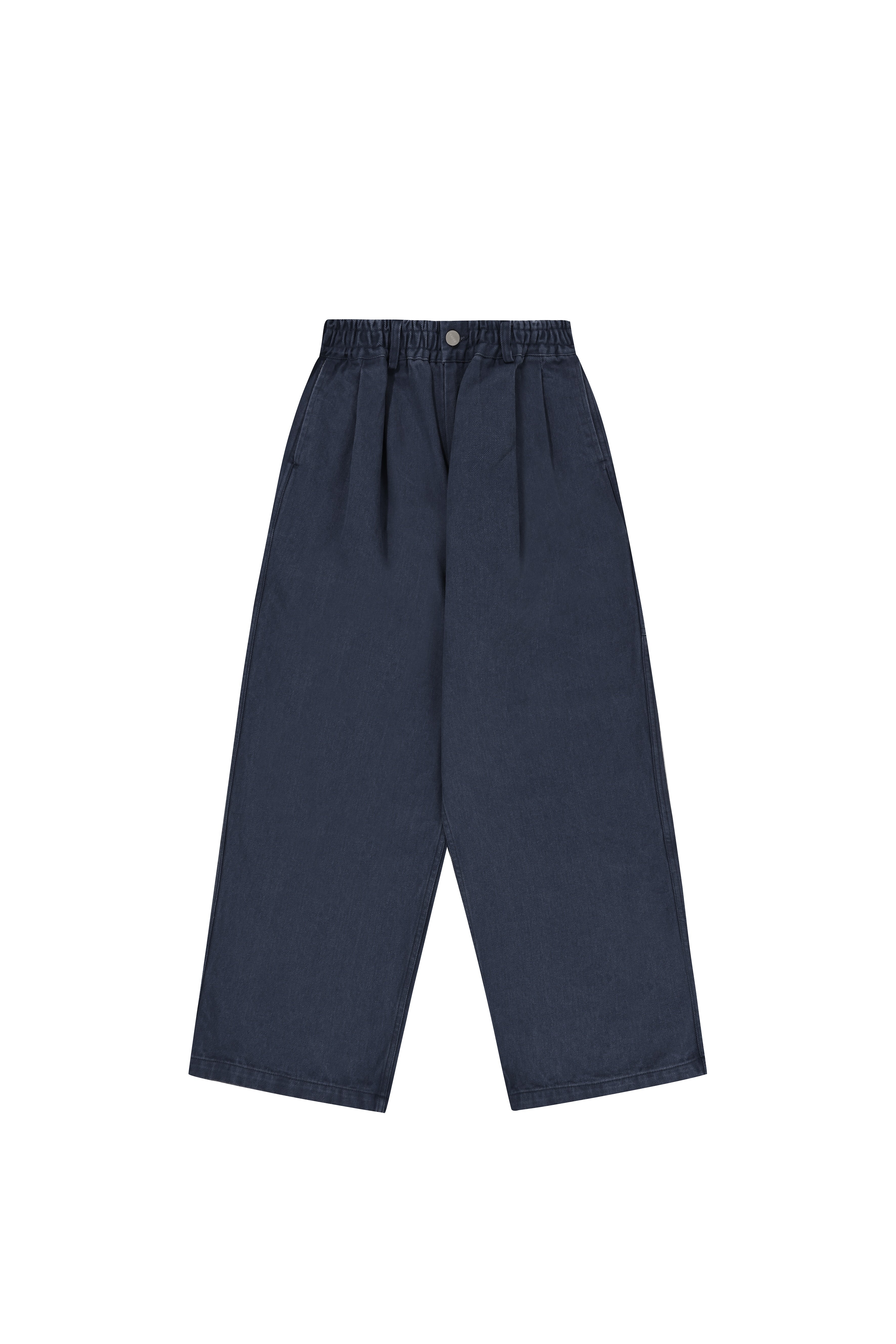 Two Tuck Wide Kation Pants (Blue)