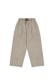 Two Tuck Wide Pants (Beige)