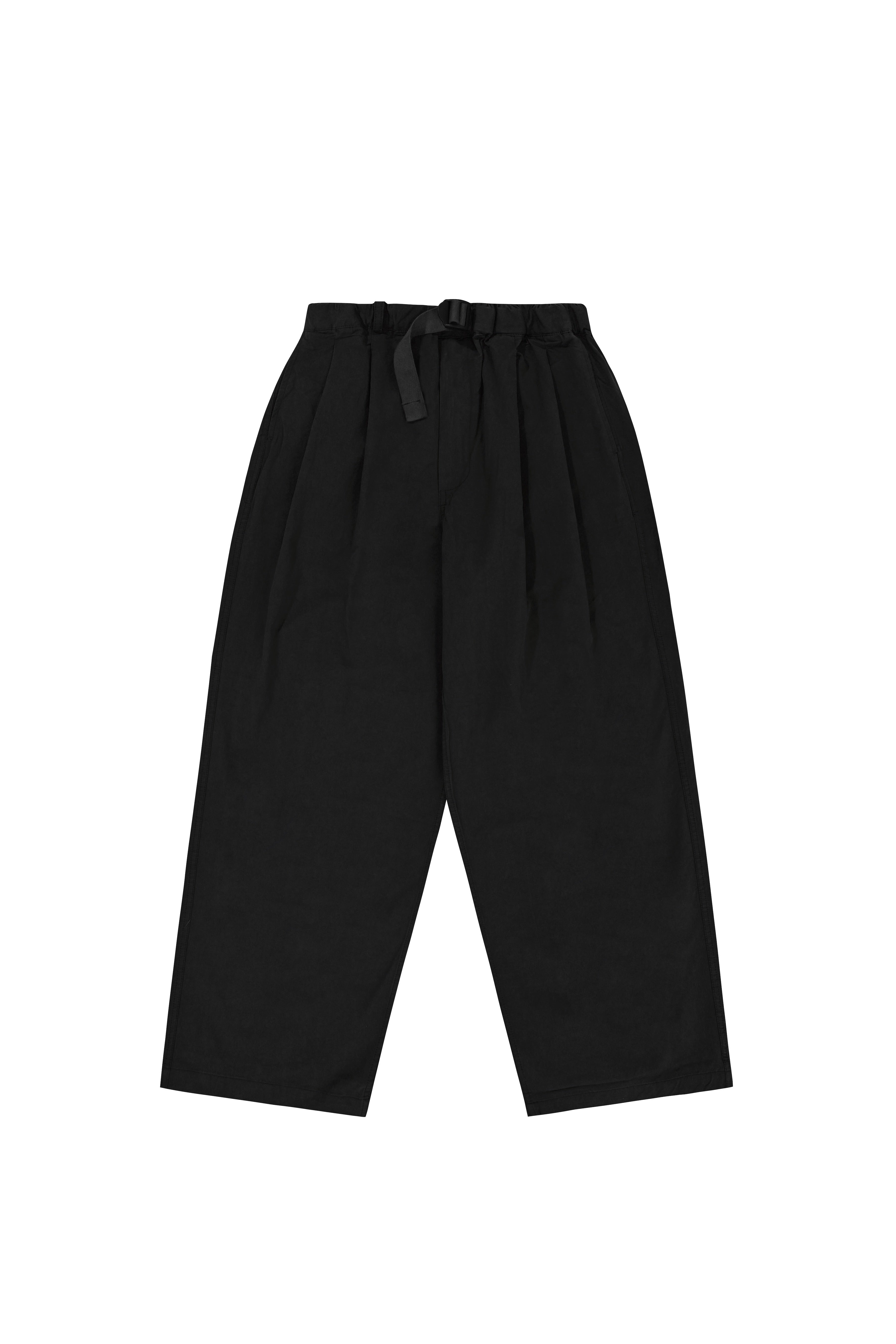 Two Tuck Wide Pants (Black)