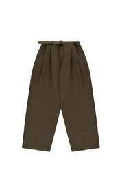 Brown pants on a white background
