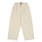Two Tuck Wide Pants (Cream)