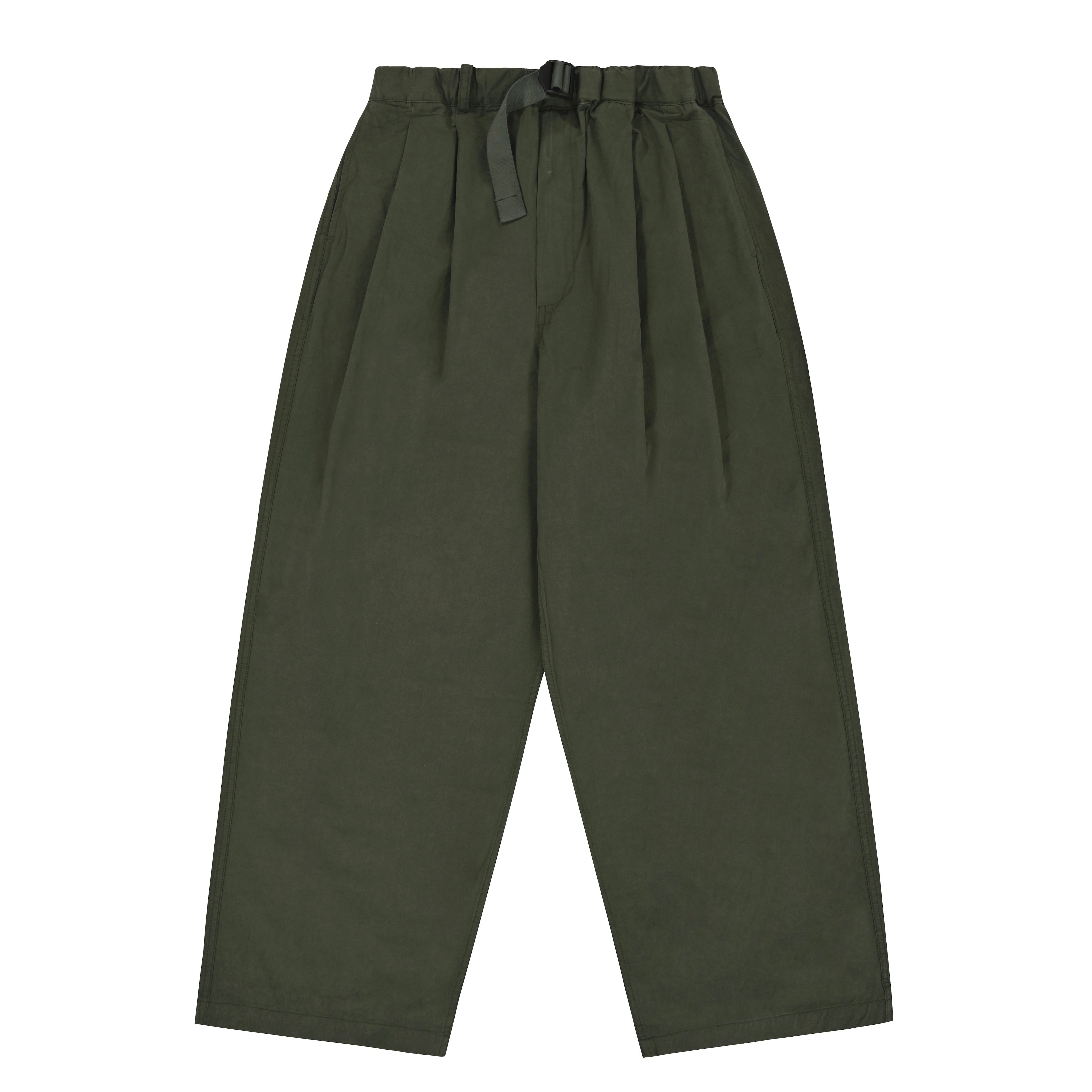 Two Tuck Wide Pants (Khaki)