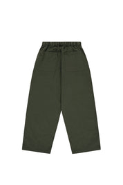 Two Tuck Wide Pants (Khaki)