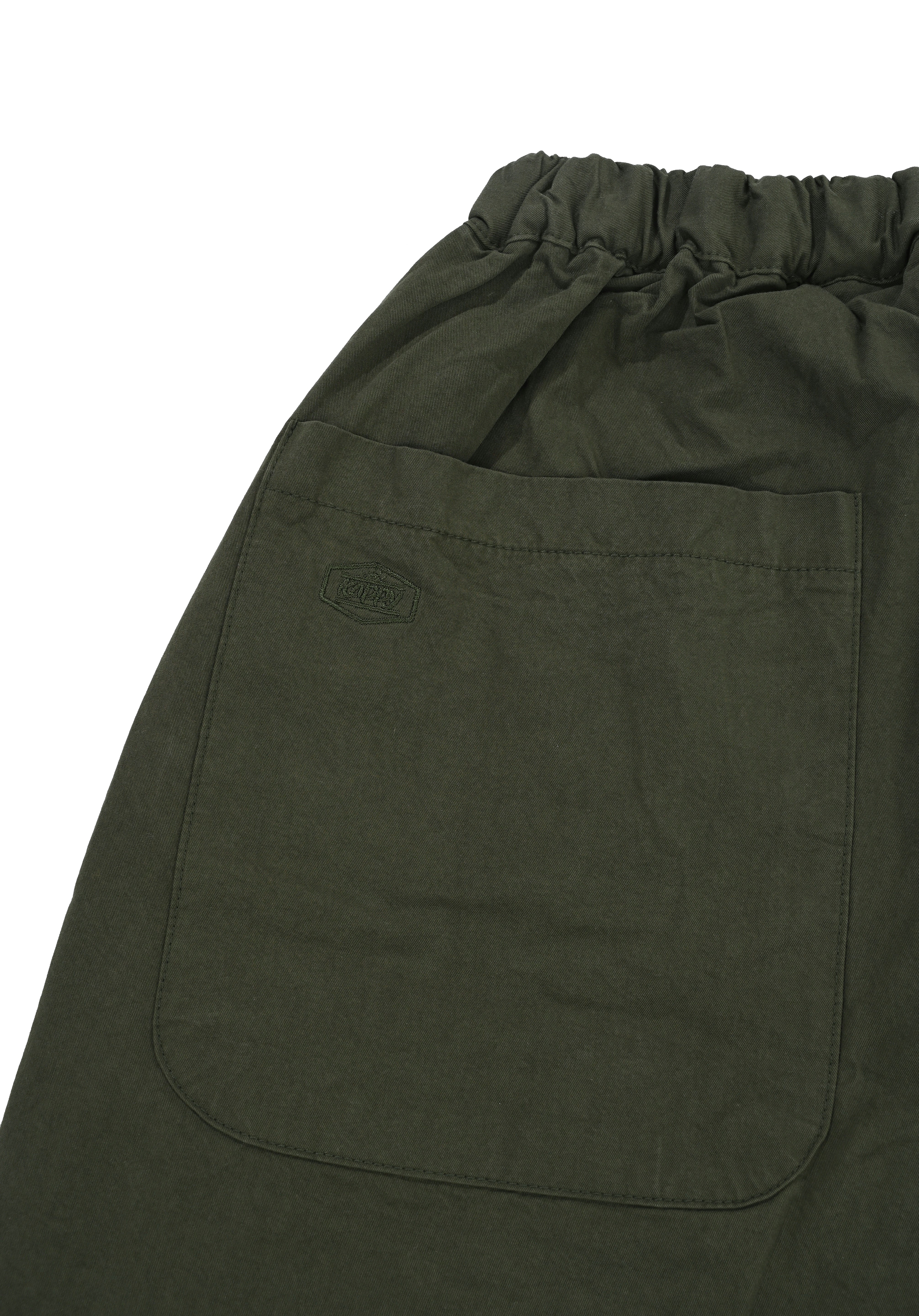 Two Tuck Wide Pants (Khaki)