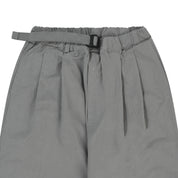 Two Tuck Wide Pants (Light Grey)