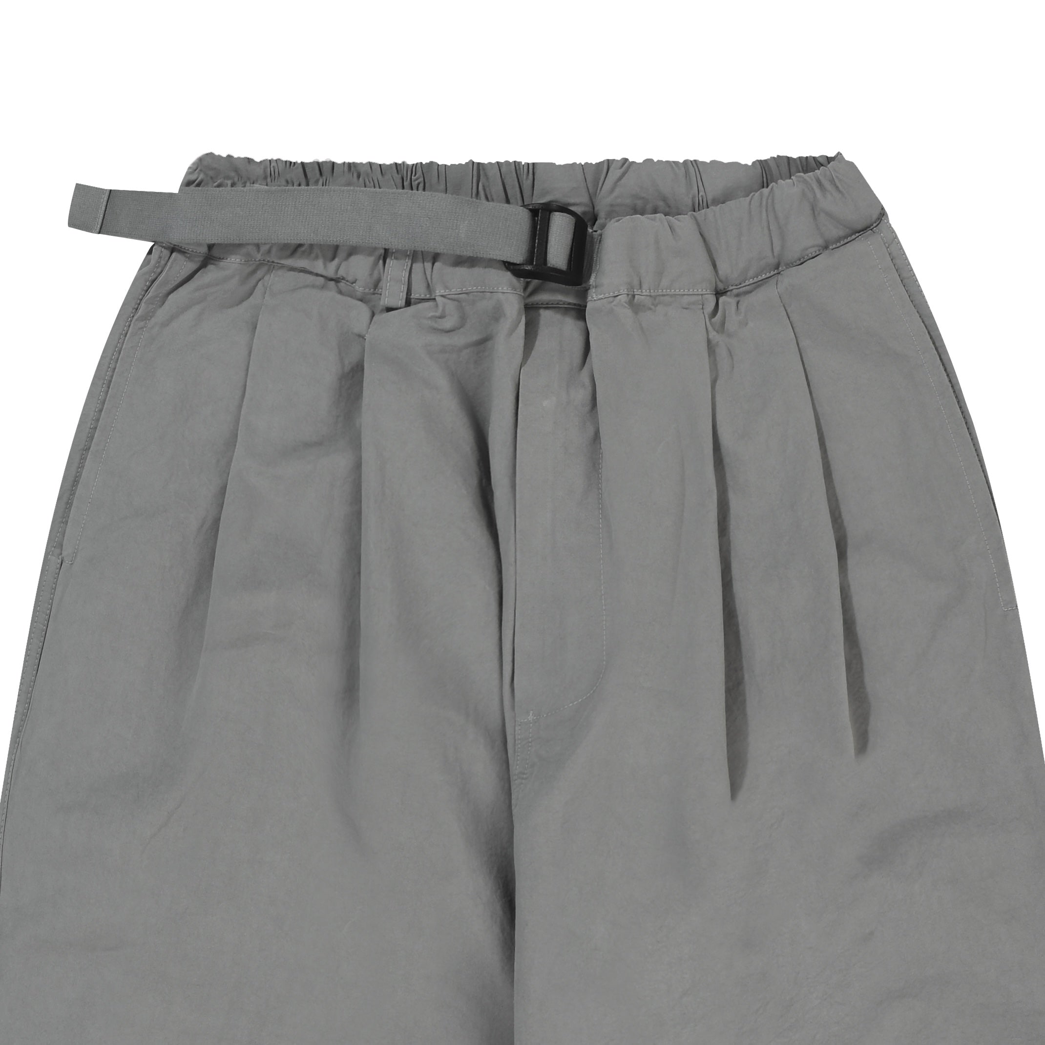 Two Tuck Wide Pants (Light Grey)