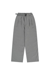 Two Tuck Wide Pants (Light Grey)