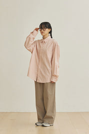 Two Tuck Wide CN Pants (Beige)