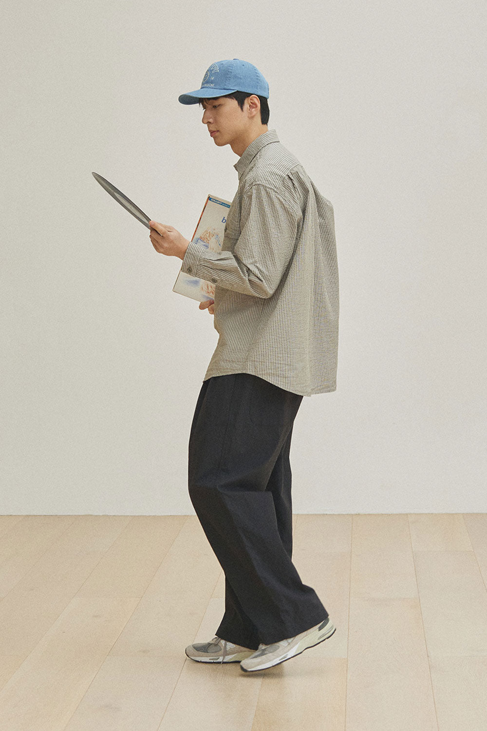 Two Tuck Wide CN Pants (Black)