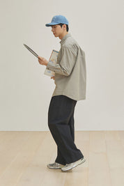 Two Tuck Wide CN Pants (Black)