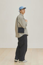 Two Tuck Wide CN Pants (Black)