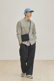 Two Tuck Wide CN Pants (Black)