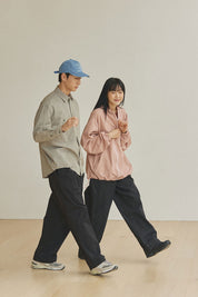 Two Tuck Wide CN Pants (Black)
