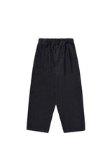 Two Tuck Wide Denim Pants (Deep Indigo)