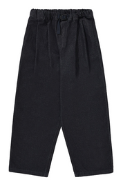 Two Tuck Wide Denim Pants (Deep Indigo)