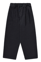 Two Tuck Wide Denim Pants (Deep Indigo)
