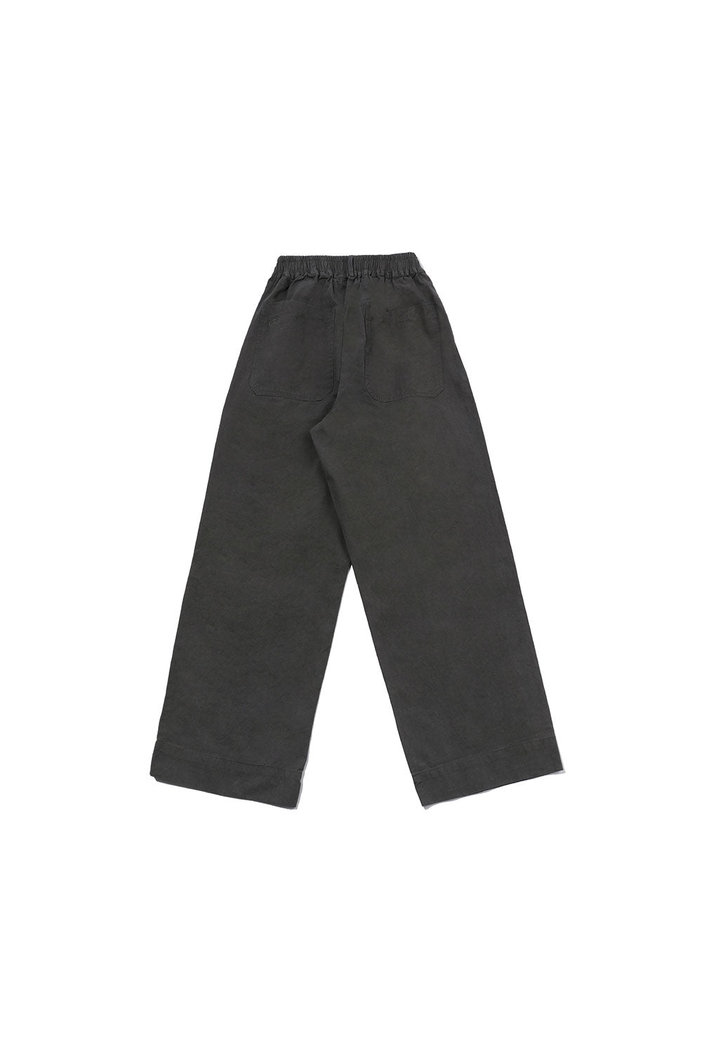 Two Tuck Wide Fatigue Pants (Charcoal)