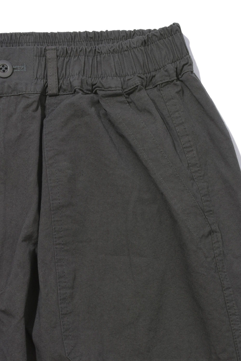 Two Tuck Wide Fatigue Pants (Charcoal)