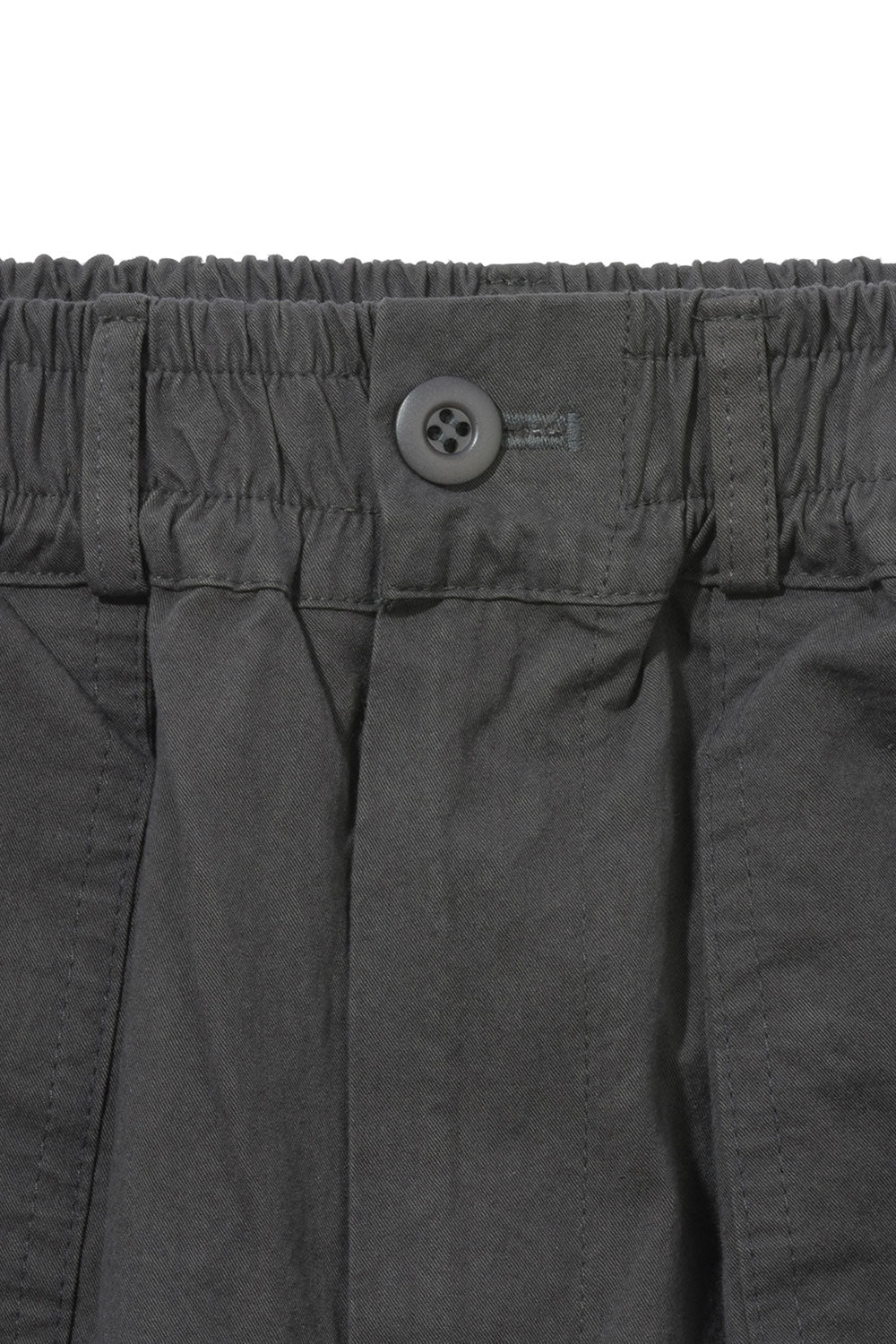 Two Tuck Wide Fatigue Pants (Charcoal)