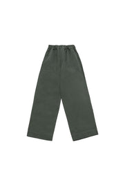 One Tuck Wide Fatigue Pants (Khaki)