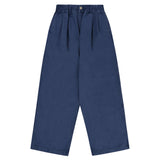 Two Tuck Wide Kation Pants (Blue)