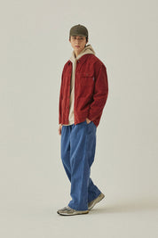 Two Tuck Wide Kation Pants (Blue)