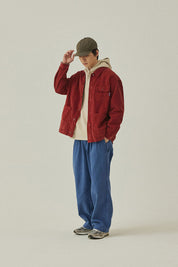 Two Tuck Wide Kation Pants (Blue)
